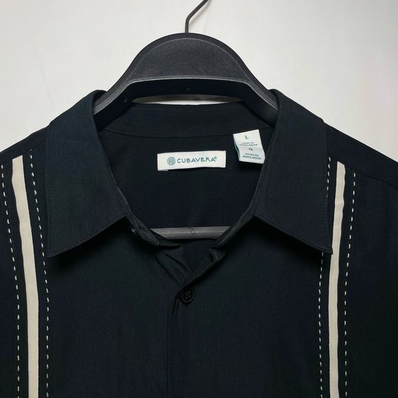 CUBAVERA PANEL SHIRT - CONTRAST STITCHING - Picture 5 of 6